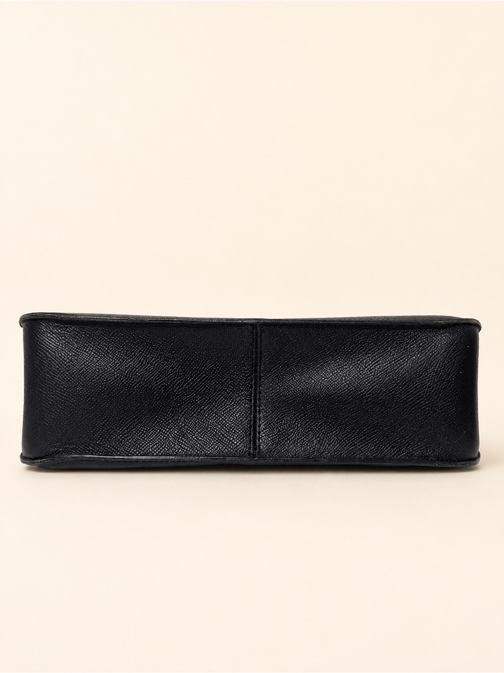 Bally Vintage Black Leather Shoulder Bag Gold Hardware Crossbody - Picture 5 of 10
